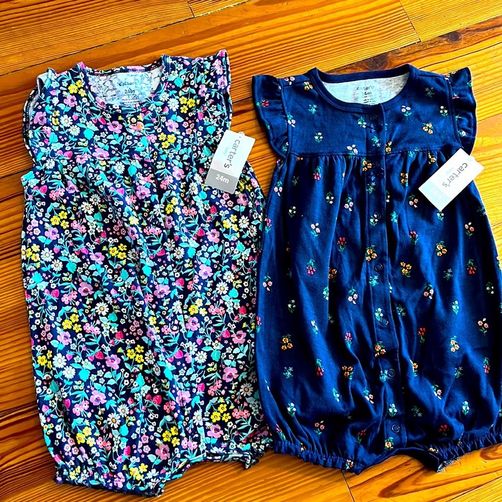 2- Carters 24m romper